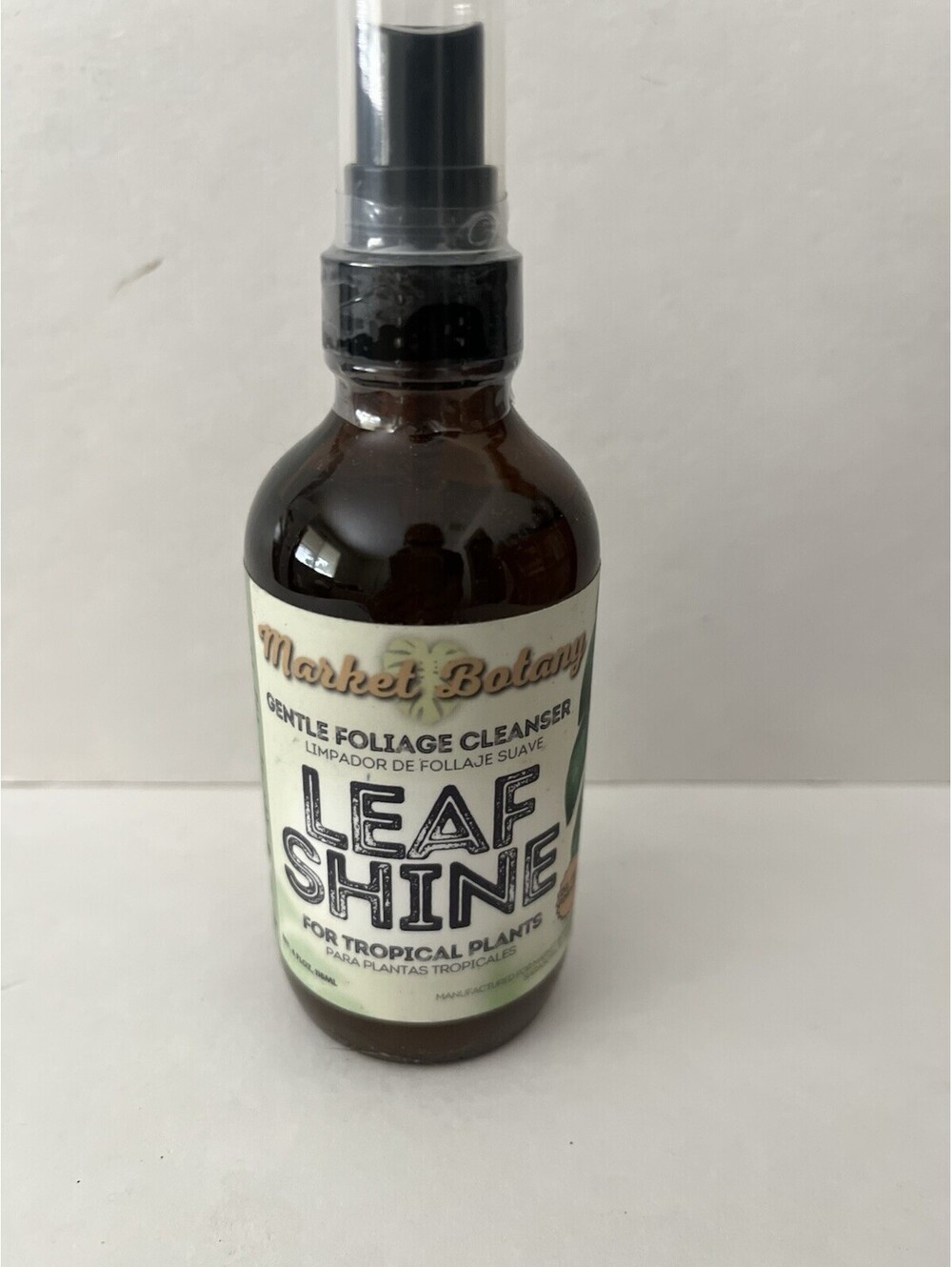 Market Botany Leaf Shine - Gentle Foliage Cleanser and Leaf Shine - 4 FL OZ
